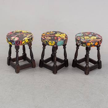 Three stools, first half of the 20th Century.