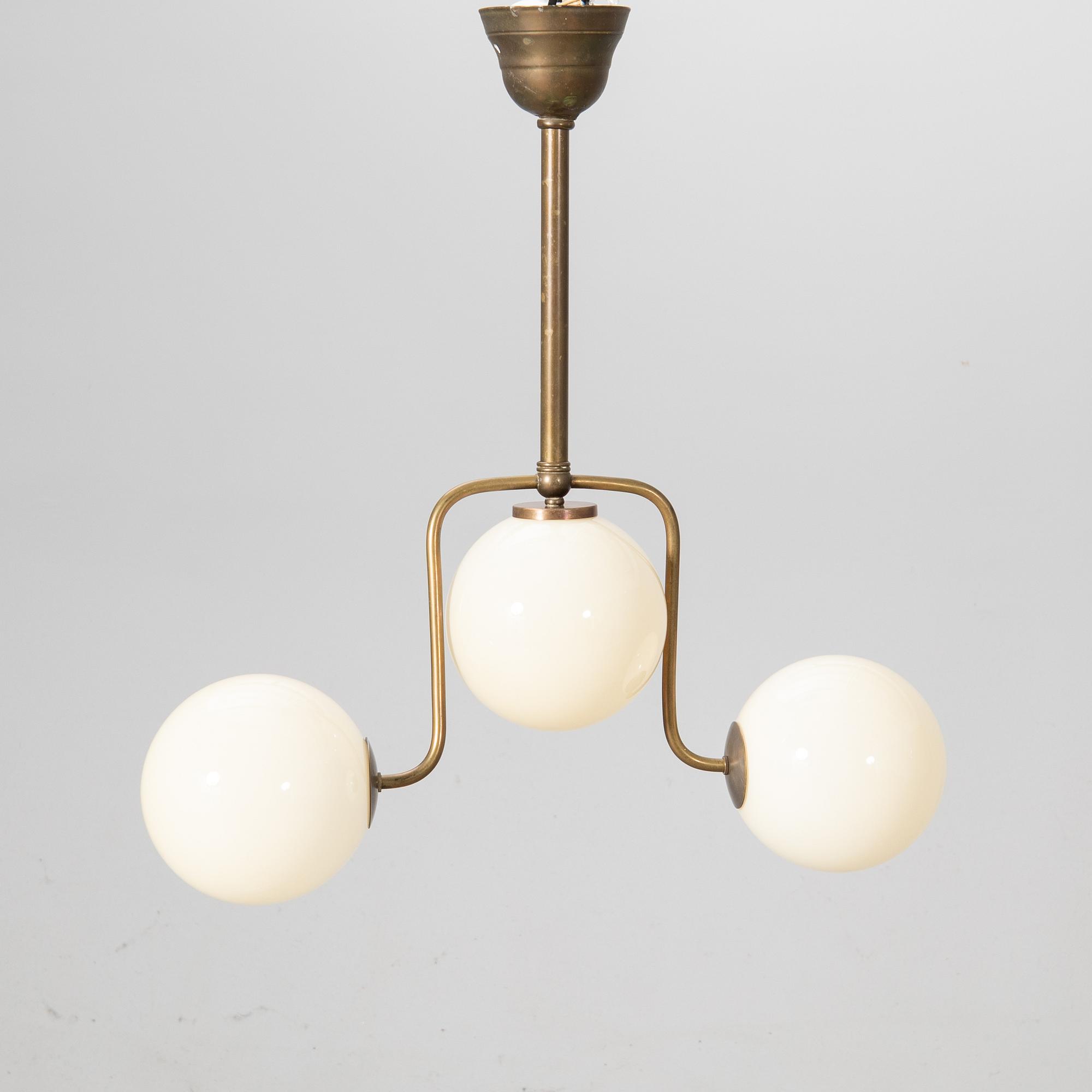 Ceiling lamp, first half of the 20th century.