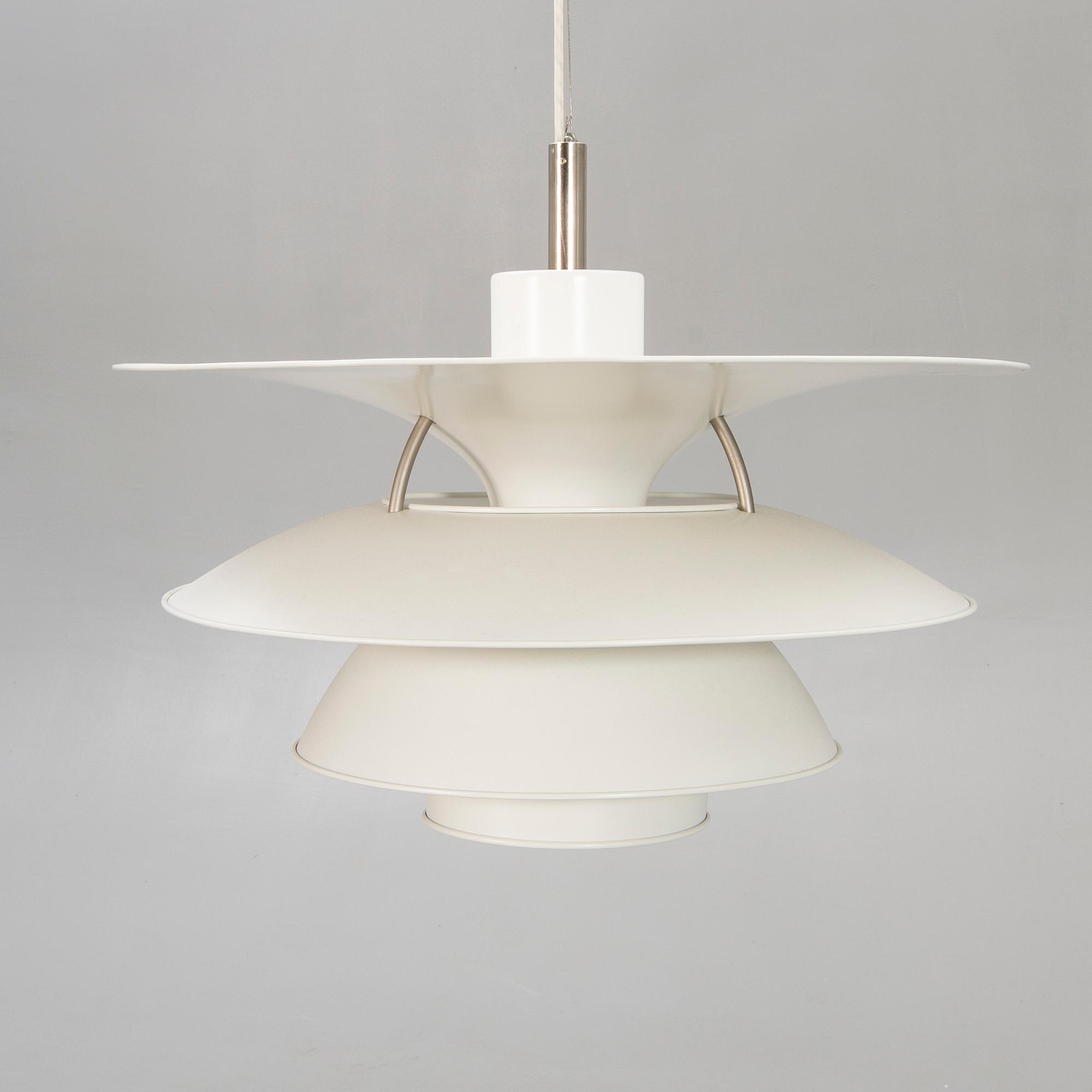 A Poul Henningsen PH 6 1/2 Charlottenborg ceiling pendant Louis Poulsen.