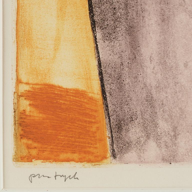 Philip von Schantz, etching, signed, trial proof, dated -65.