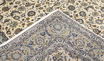 A Keshan carpet, 420 x 300 cm.