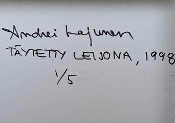ANDREI LAJUNEN, fotografi, c-print på aluminium, 1/5, sign. och dat. 1998.