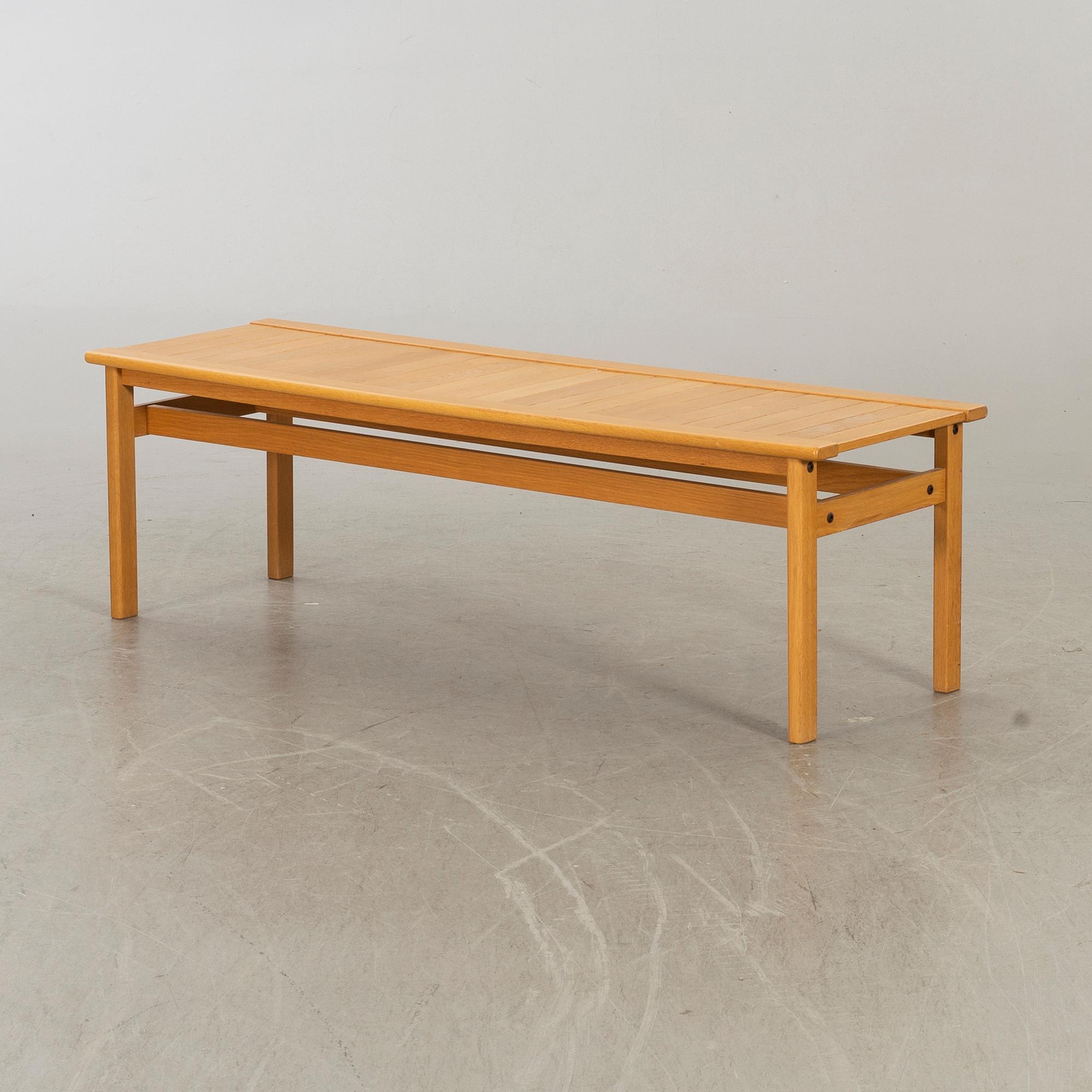 AN 1988 OAK BENCH LAMMHULT, SWEDEN.