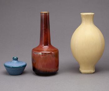 SAMLING STENGODS, 7 delar, bla. Stålhane, Lundgren, Nylund.