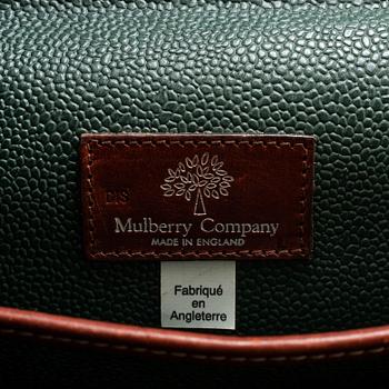 MULBERRY, a Scotchgrain briefcase.