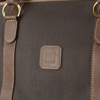Dunhill, a coated canvas weekendbag.