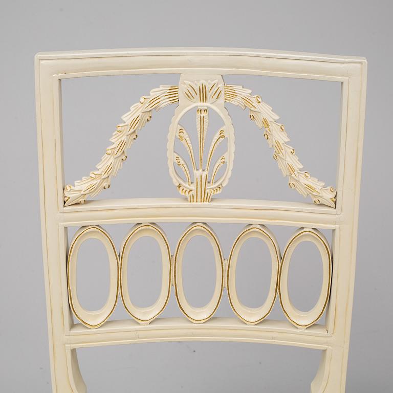 6 swedish chairs from Lindome, circa 1800.