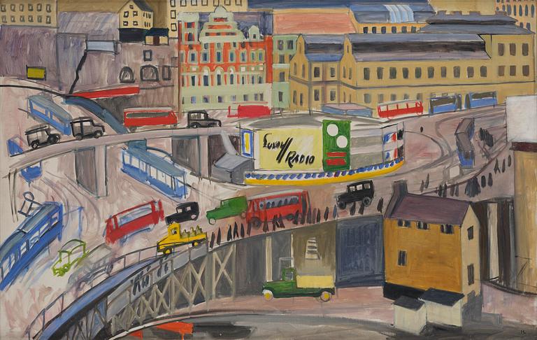 Hilding Linnqvist, "Slussbygget".