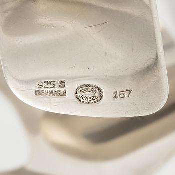 Inga-Britt "Ibe" Dahlquist, armband, sterlingsilver, för Georg Jensen, Danmark post 1945.