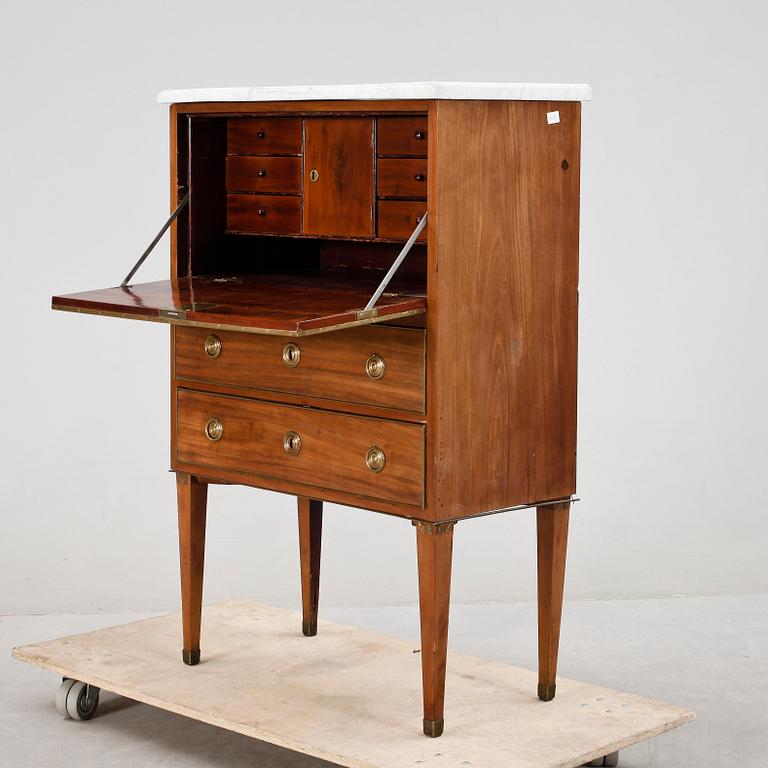 SEKRETÄR, sengustaviansk, omkr år 1800.