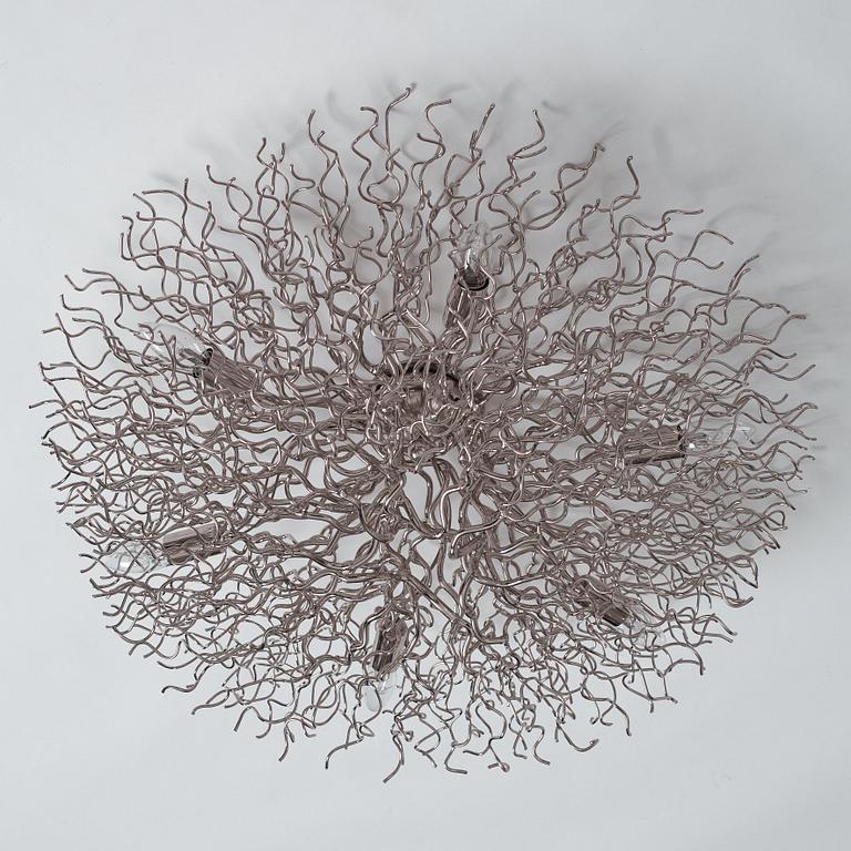Wiliam Brand & Anette van Egmond, a "Hollywood" ceiling lamp, Brand van Egmond, The Netherlands 21st Century.
