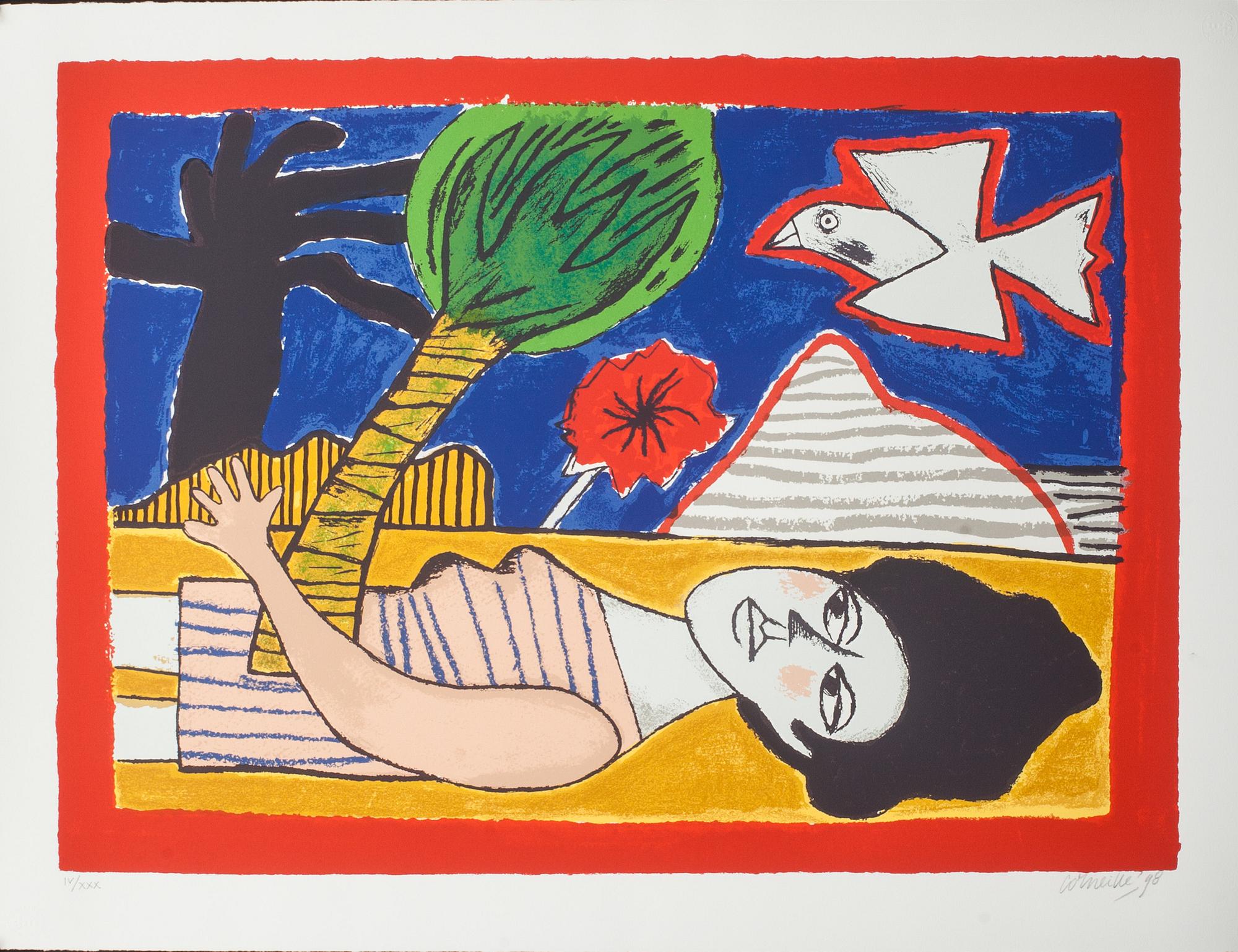 BEVERLOO CORNEILLE, färgserigrafi, signerad och numrerad IV/XXX, daterad -98.