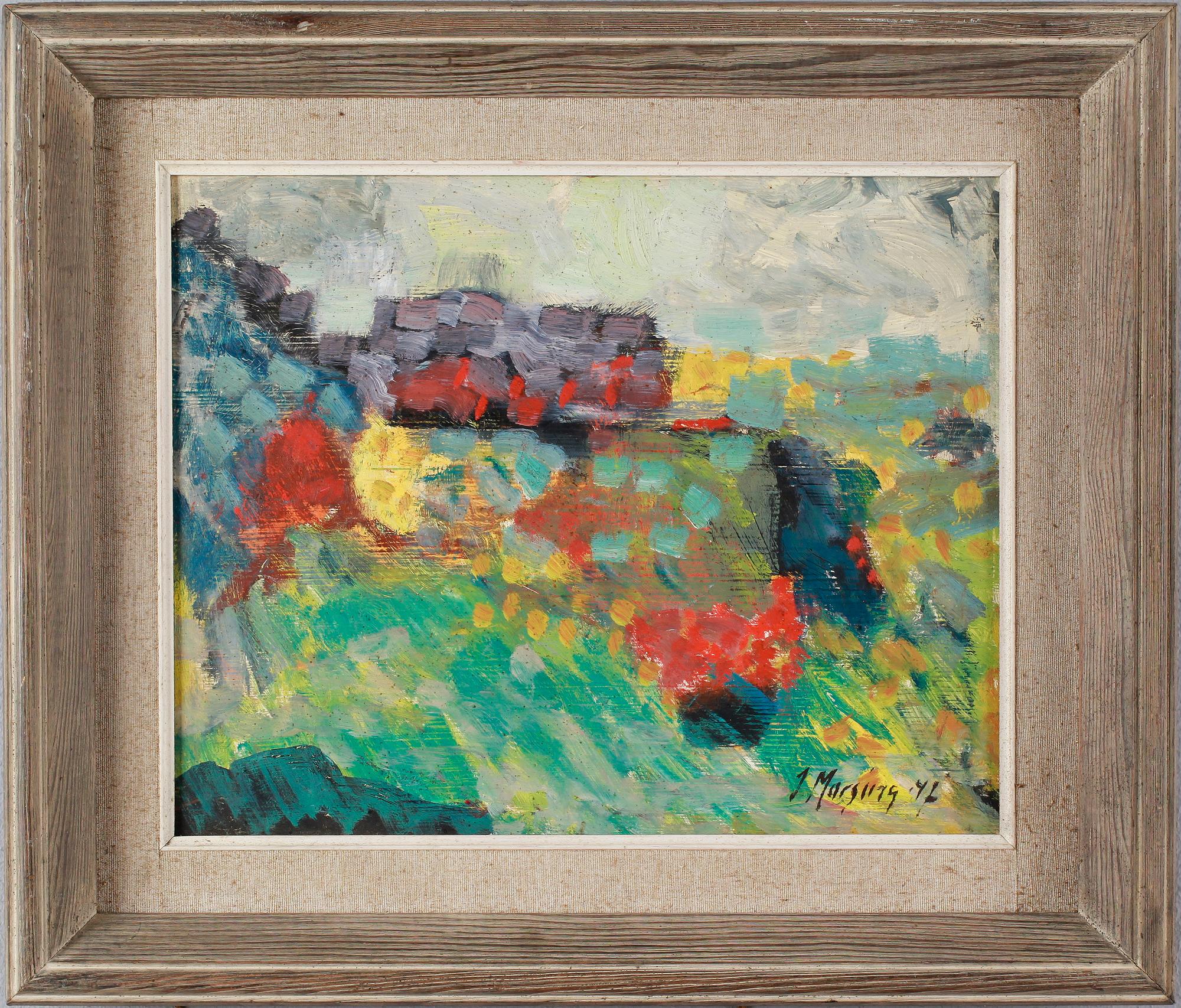 IVAR MORSING, oil on canvas, signed and dated -47.