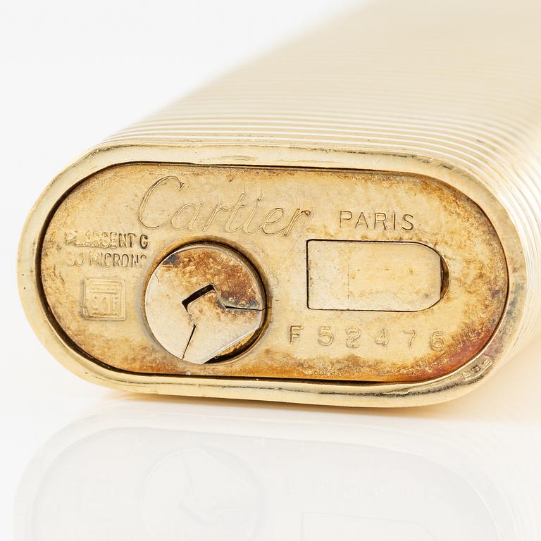 Cartier, lighter, gilded,