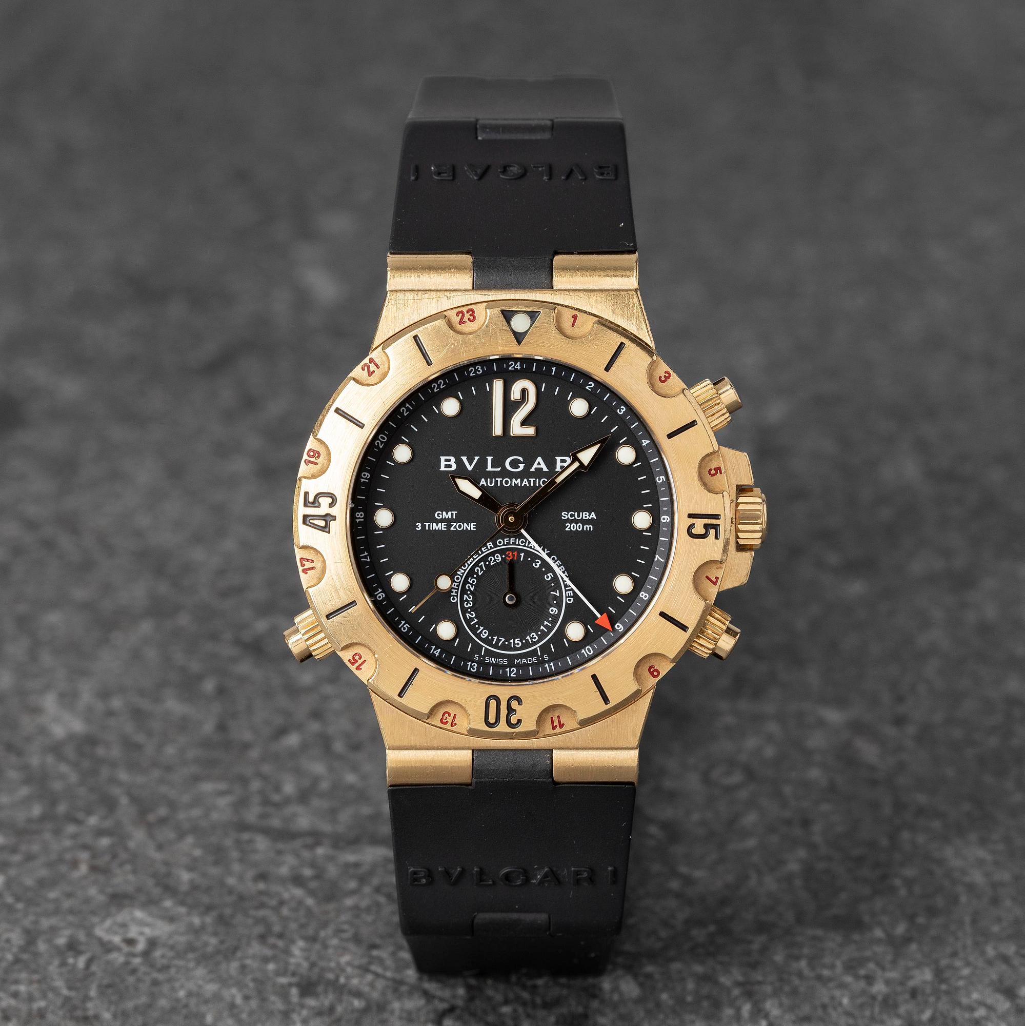 Bulgari, Diagono Scuba, GMT, ca 2004.