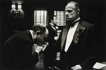 209. Steve Schapiro, "Marlon Brando in 'The Godfather' New York", 1971.