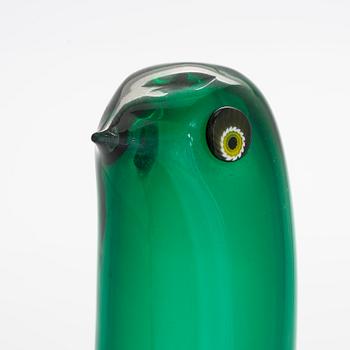 Alessandro Pianon, glasskulptur, "Pulcino", Vistosi, Murano, Italien, 1960-tal.