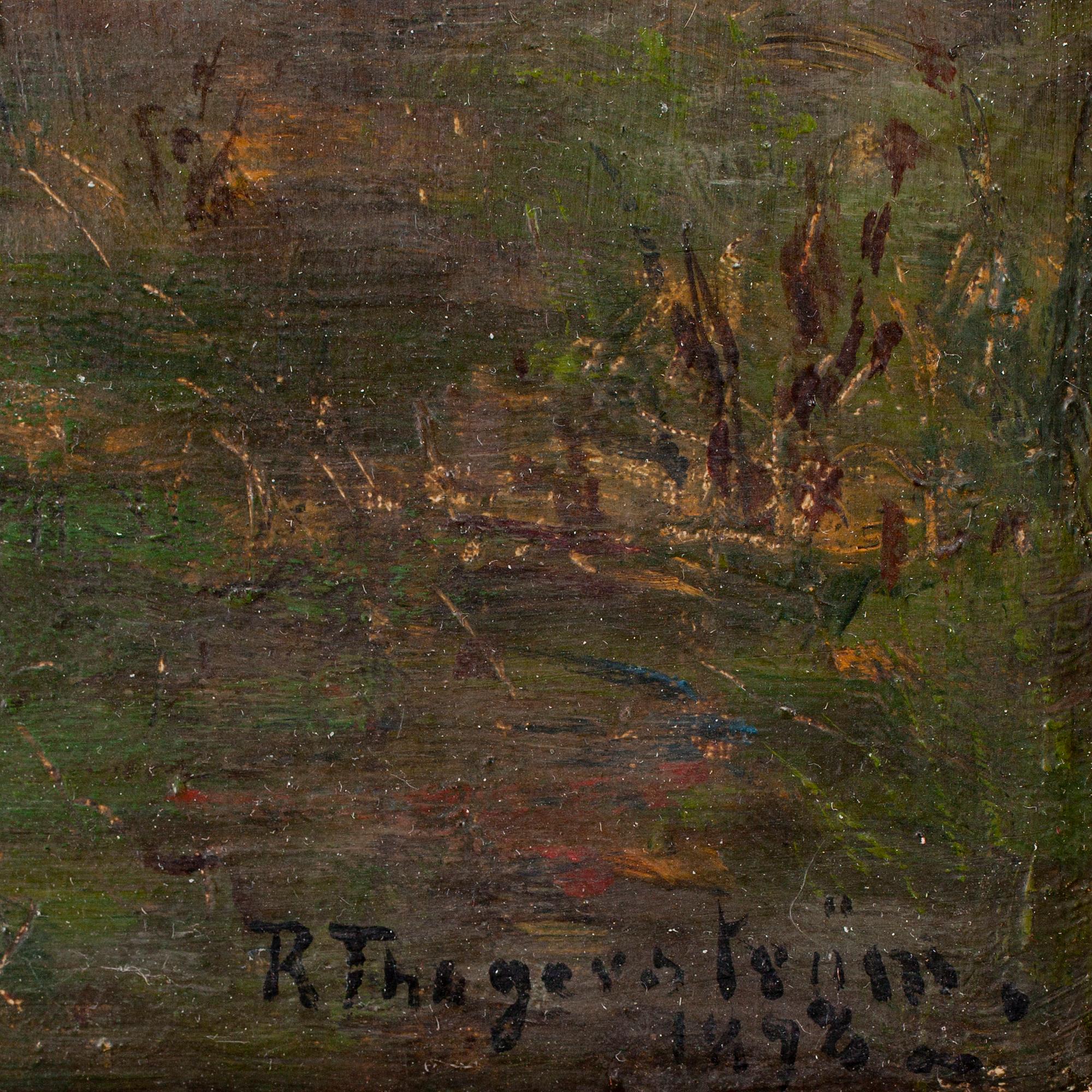 ROBERT THEGERSTRÖM, olja på duk, sign o dat 1898.