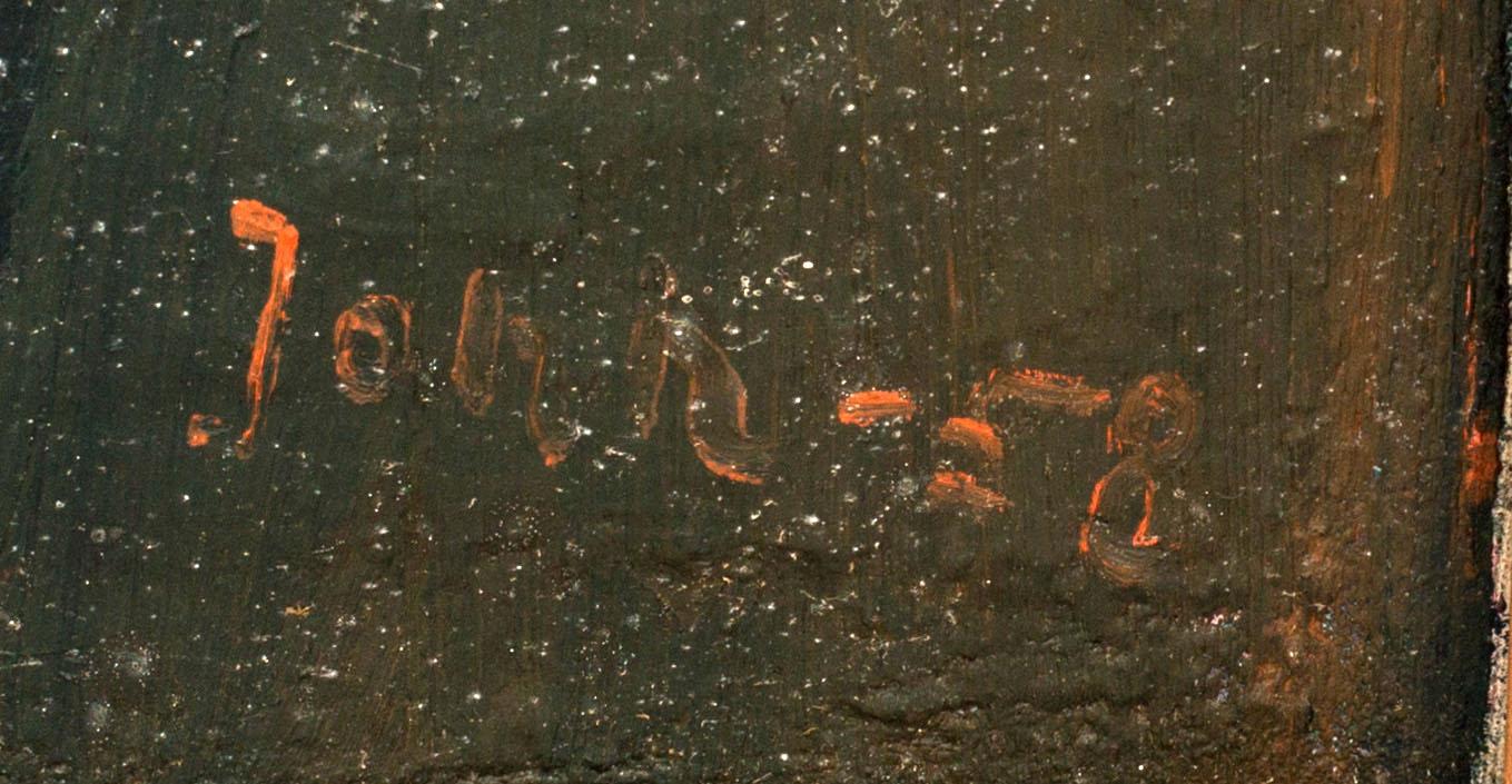 GUNNAR JONN, oil on canvas, signed and dated -58.