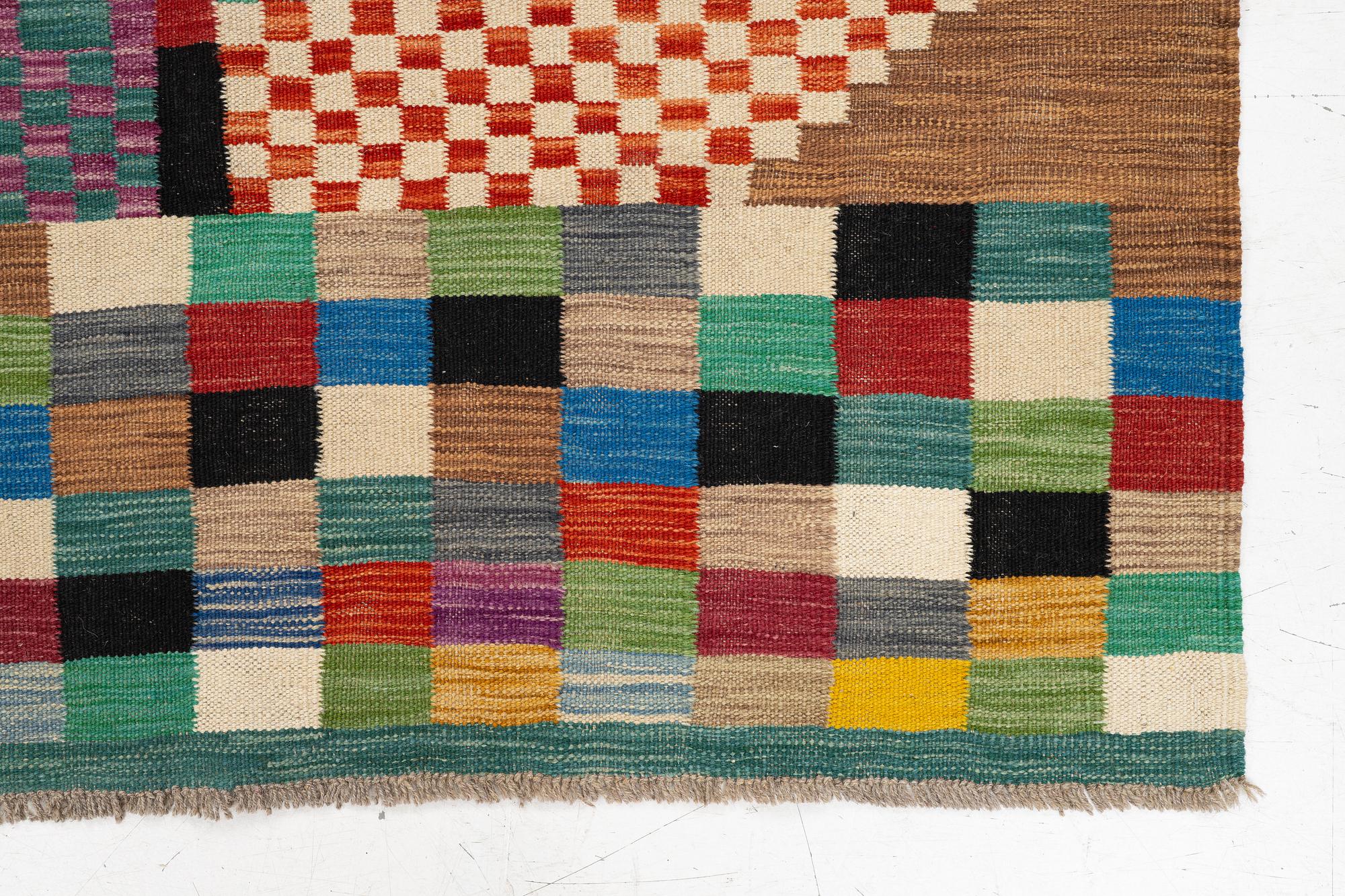 Kelim, modern, approx. 170 x 138 cm.