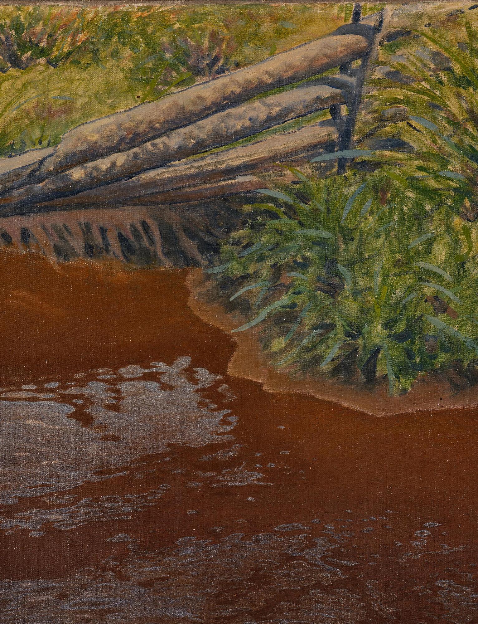 Gustaf Fjæstad, Spring brook.