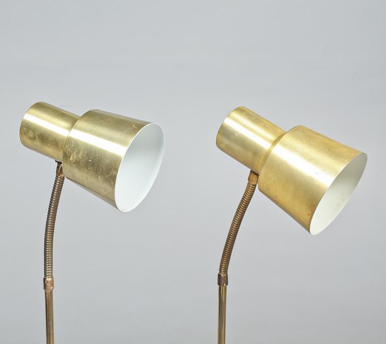 GOLVLAMPOR, ett par, EWÅ, Värnamo. 1900-talets mitt.