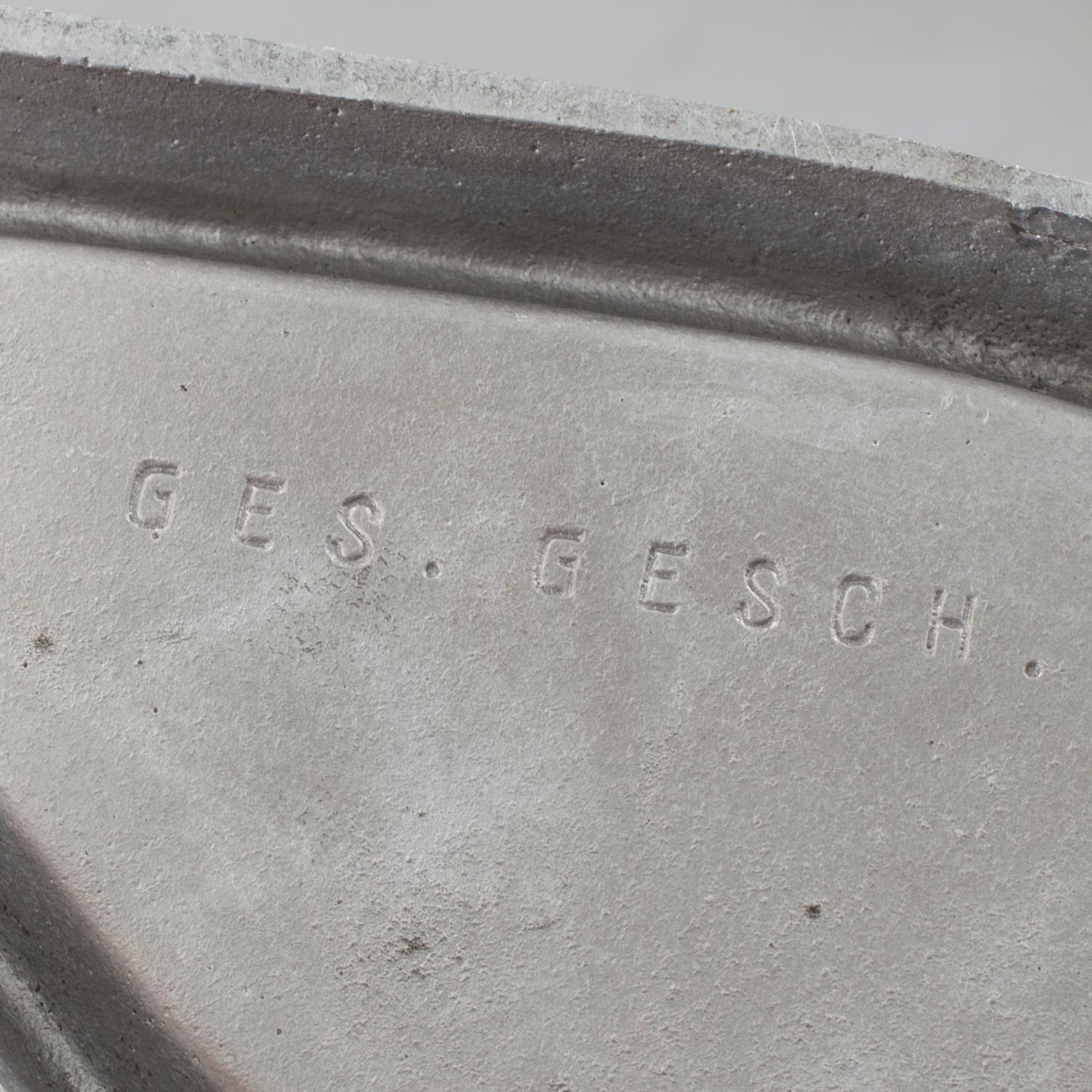 A mid 20th century brass umbrella stand Germany.