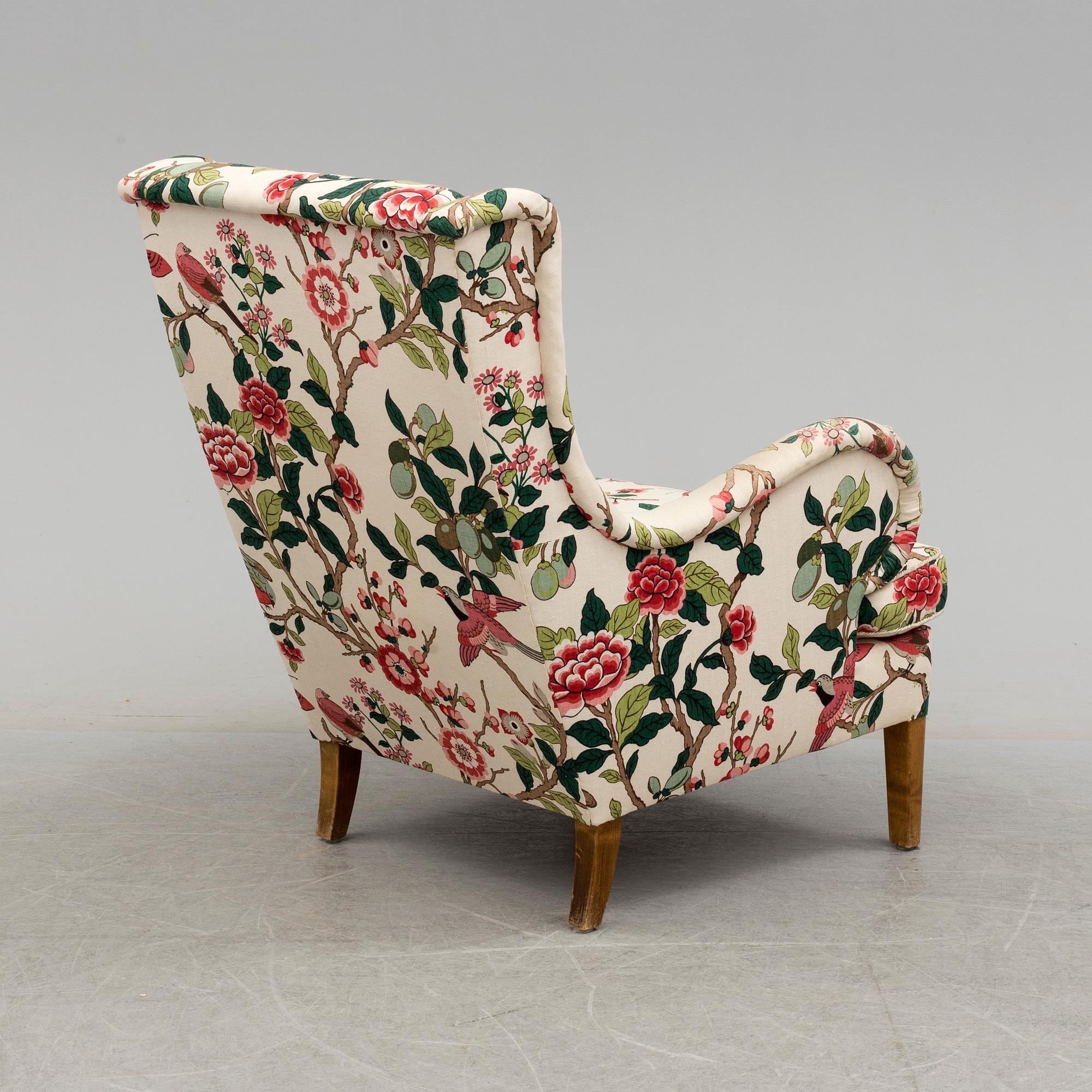 A second half of the 20th century 'Oskar' easy chair by Carl Malmsten.