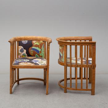 JOSEF HOFFMANN, soffgrupp, 9 delar, Jacob & Josef Kohn, Wien, Österrike tidigt 1900-tal.