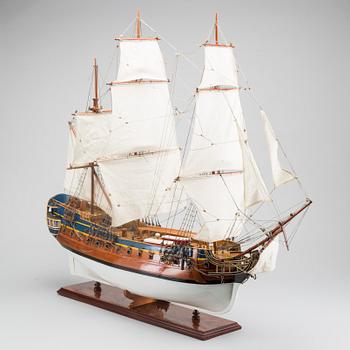 Model ship, wood, "Gothenburg", late 20th century,