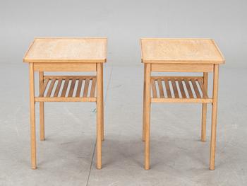 SÄNGBORD, ett par, Svensk Möbelindustri, 1900-talets andra hälft.