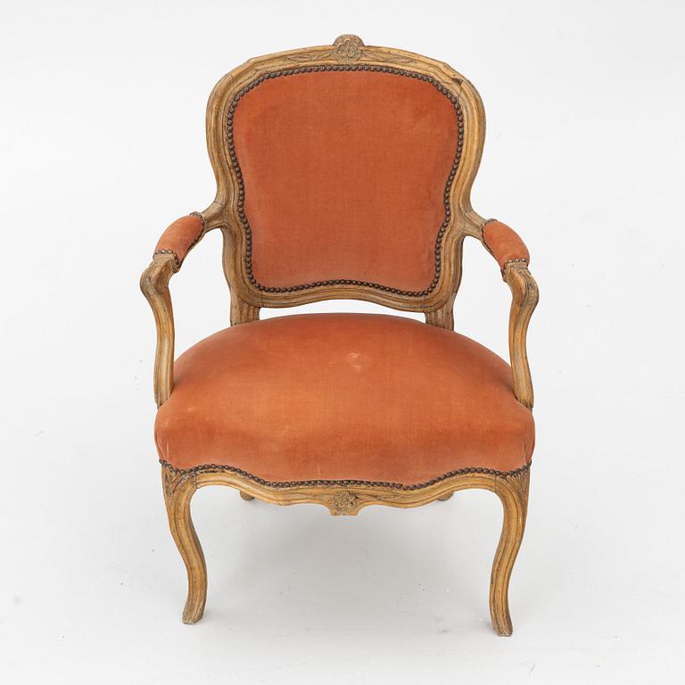 A Louis XVI armchair, France, 18th Century.