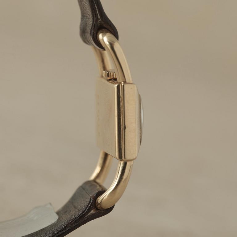 JAEGER-LECOULTRE, "Etrier Hermès",  wristwatch, 23 x 14,5 (34) mm,