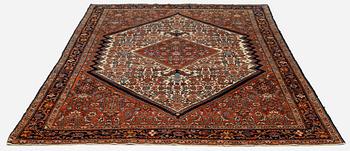 Matta, antik Feraghan, Västra Persien, ca 192 x 121 cm.