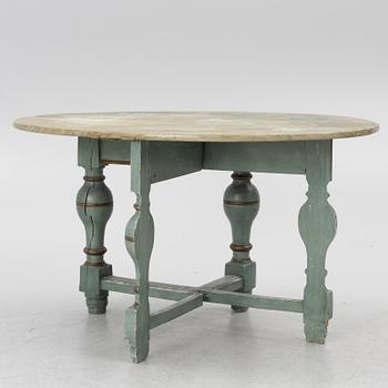 Drop-leaf table, 18th century.