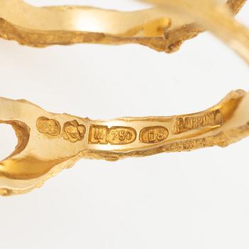 Björn Weckström, ring, Octobus, 18K gold with pearls. Lapponia 1981.
