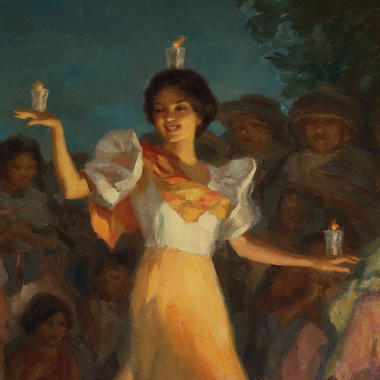 Fernando Cueto Amorsolo, Pandanggo sa Ilaw (Fandango with the Light).