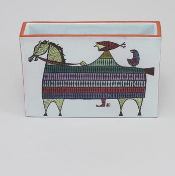 VAS, fajans, "Karneval", Stig Lindberg, Gustavsberg Studiohand, 1958-1962.