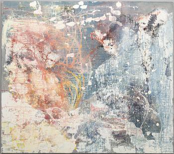 MIKKO JUNTURA, olja och gips på duk, a tergo signerad och daterad 2010.