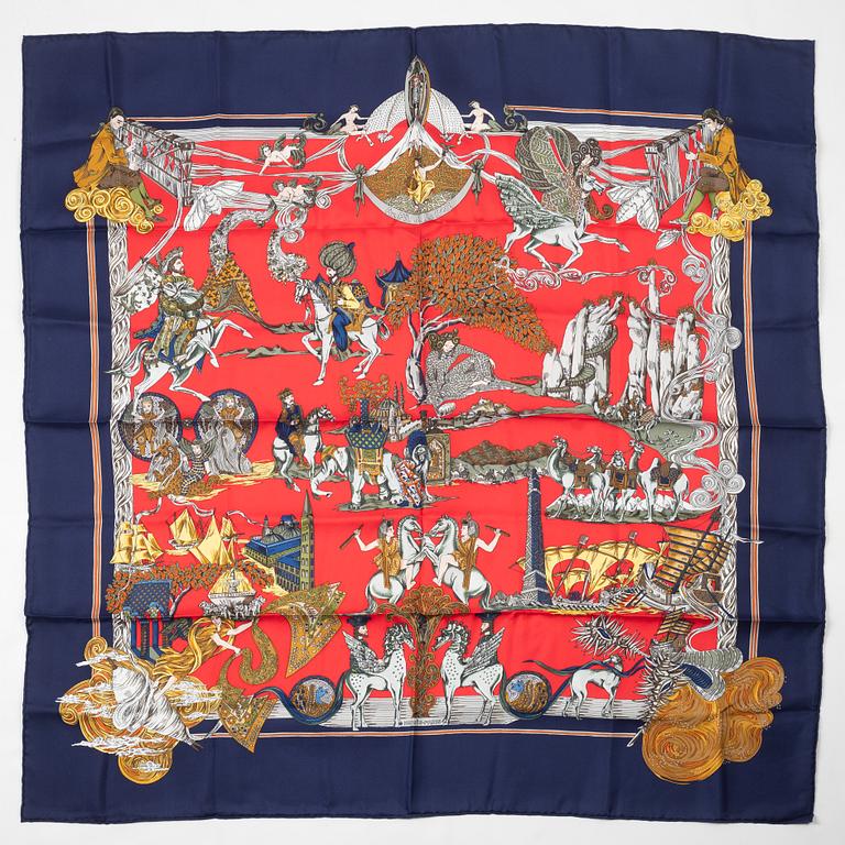 Hermés, scarf, "Au Fil de la Soie".