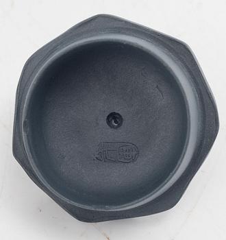 Two Chinese yixing ware teapots, 20th century.