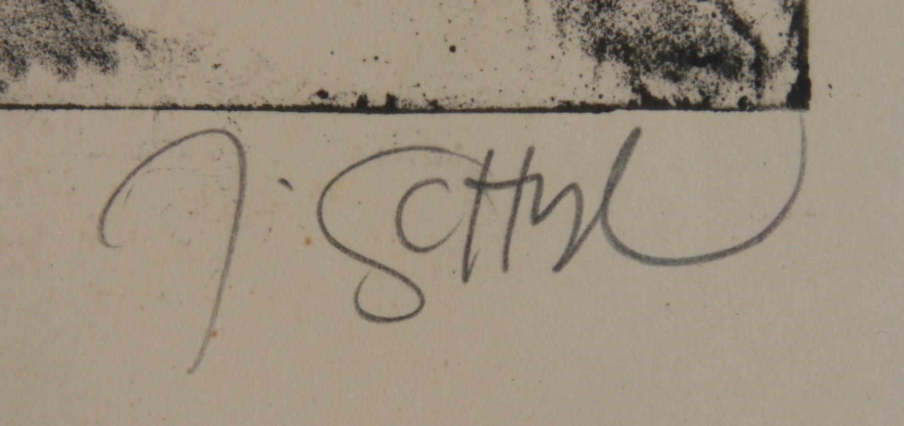 SCHYL, JULES, grafiska blad, 3 st, sign.