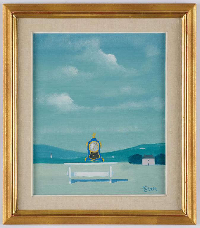 Stellan Mörner, Landscape with a Table Clock.