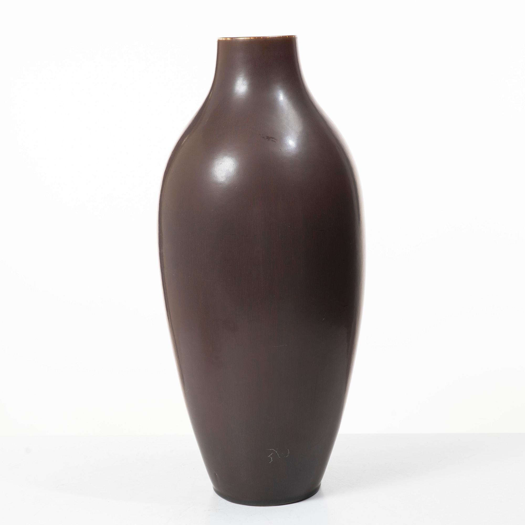 Carl-Harry Stålhane, a stoneware floor vase, Rörstrand, Sweden, 1950's/60'.