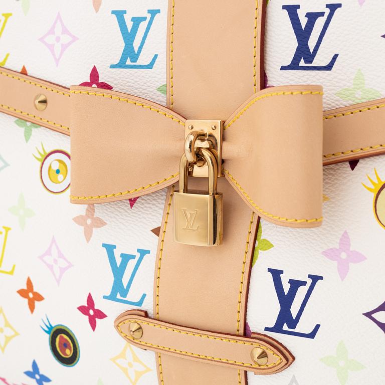 Louis Vuitton, 'Multicolor Murakami Eye Love You White' bag, no 665.