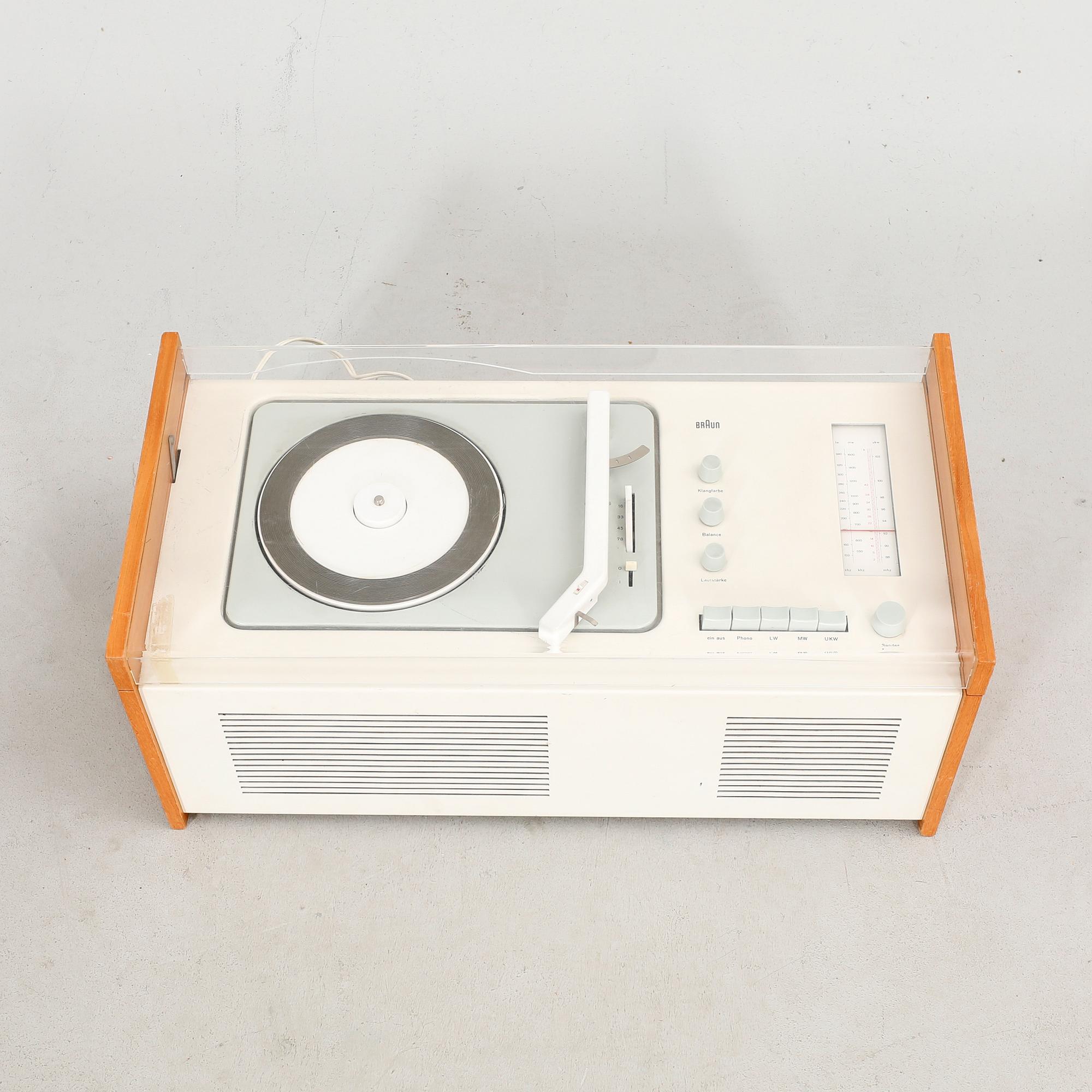 Dieter Rams & Hans Gugelot, radiogramophone, SK 61 S, Braun.