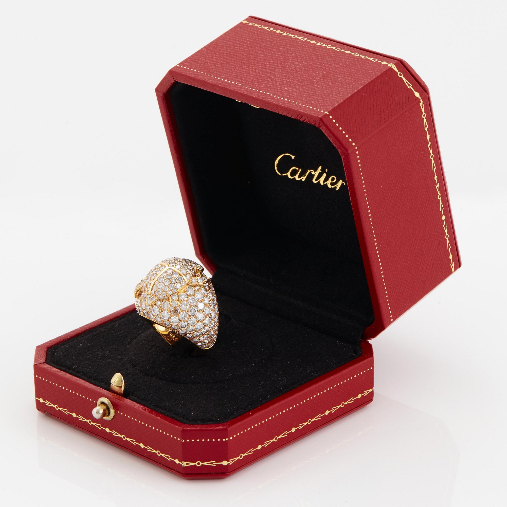 Cartier "Scarab" a ring, special order.