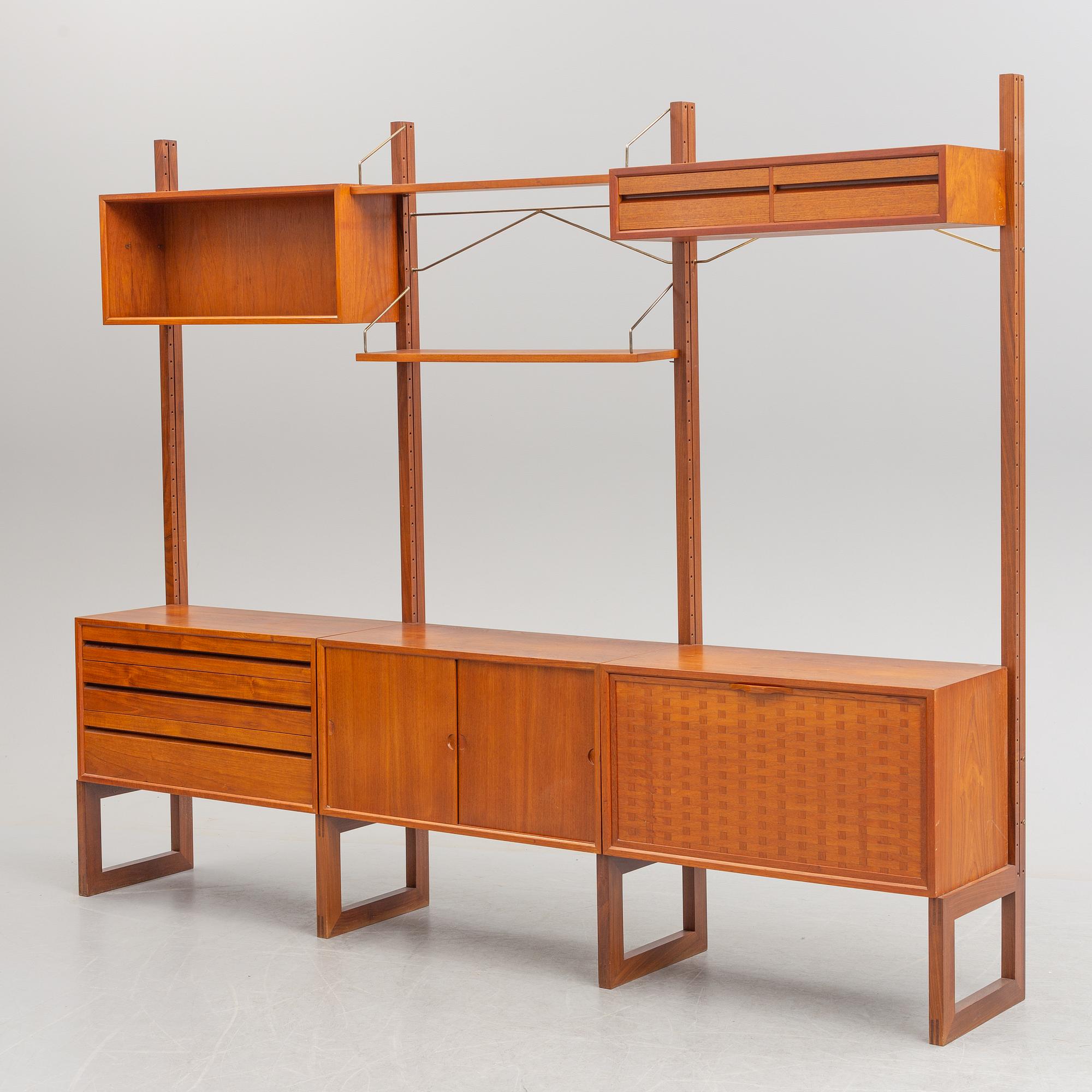 POUL CADOVIUS, hyllsystem, "Royal System", Danmark, 1960-tal.