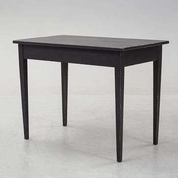 A painted Gustavian style desk, circa 1900.