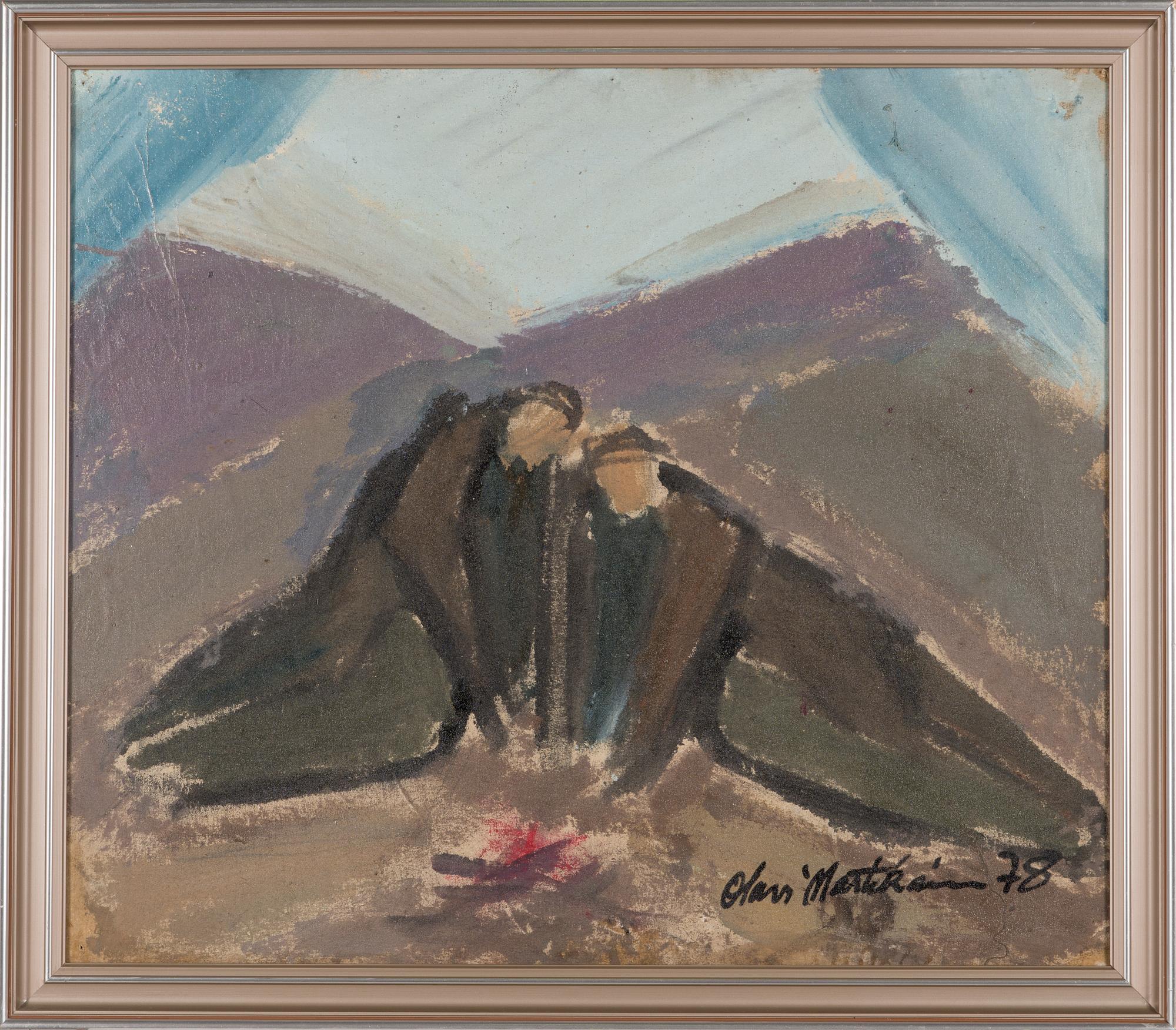 Olavi Martikainen, öljy kankaalle, signeerattu ja päivätty -78.